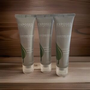 Exposed Skincare Clear Pore Serum 1.7 fl oz Exp 2/25 Sealed New Lot Of 3
